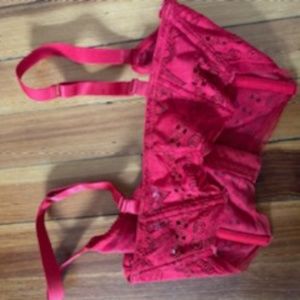 SEXY Red Corset -  Free People